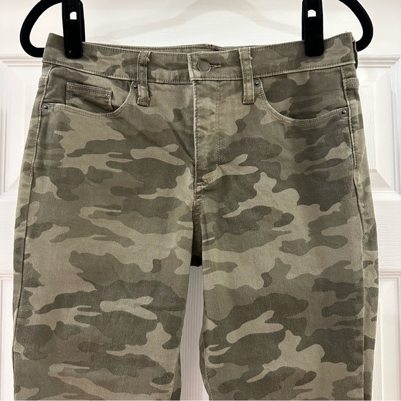 Universal Thread Camo Camouflage Skinny Pants army green sz 6 - Picture 2 of 10
